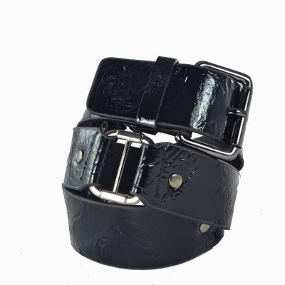 

Antiformal Women Casual, Evening, Party Black Genuine Leather, Metal Reversible Belt