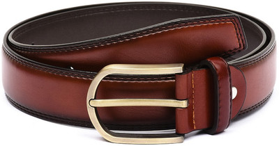 

Buckle Up Men Formal Tan Artificial Leather Belt