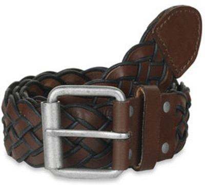 

Paradigm Design Lab Men Casual Brown Genuine Leather Belt