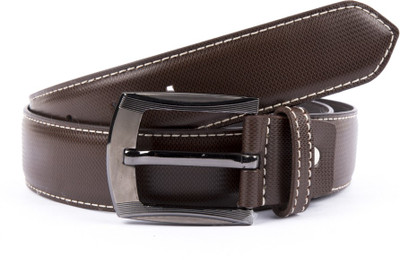 

Leather Hub Men Formal Brown Synthetic Belt
