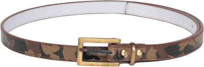 

Scarleti Girls Casual Brown, Black Artificial Leather Belt, Black;brown
