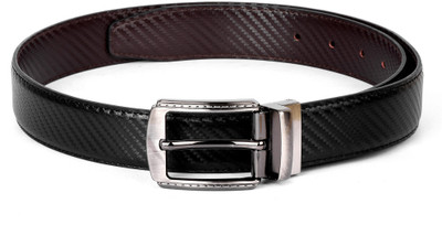 

Buckle Up Men Black Artificial Leather Belt