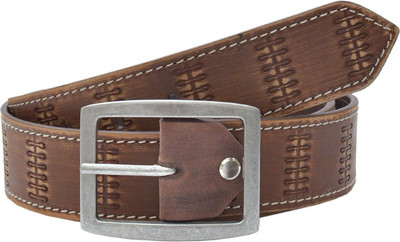 

Brounplus Boys Casual, Evening, Party Brown Genuine Leather Belt