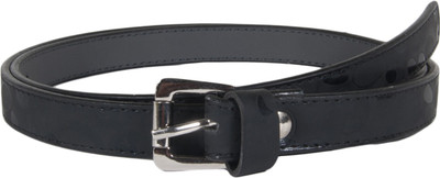 

Snoby Women Casual Black Artificial Leather Belt, Black1