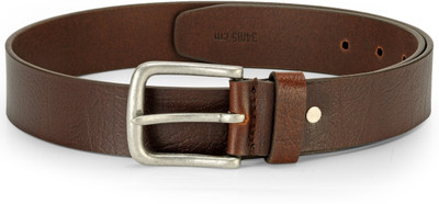 

TKWD Leathers Men Casual Brown Genuine Leather Reversible Belt