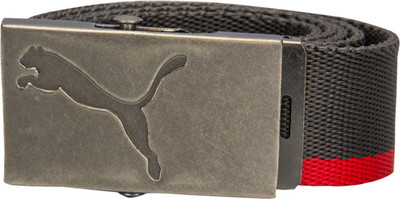 

Puma Men & Women Red Genuine Leather Belt