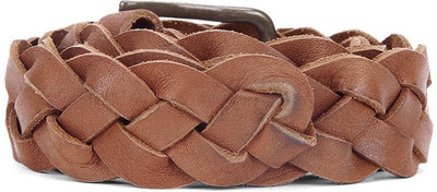 

Levi's Men Tan Genuine Leather Belt