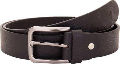 

Valbone Men Casual Black Genuine Leather Belt