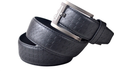 61% OFF on Drakemen Men Casual, Formal Black Genuine Leather Belt