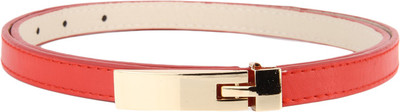 

Lino Perros Women Casual Red Artificial Leather Belt, R001