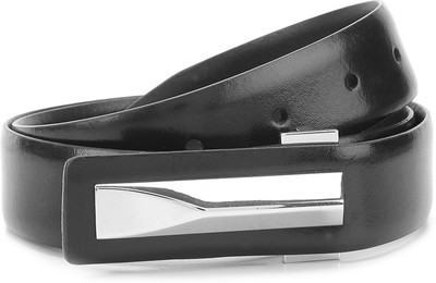 

Van Heusen Men Black Metal Belt