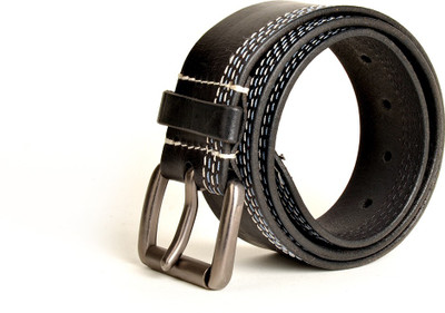 

Just Differ Men Casual, Evening, Formal, Party Black Genuine Leather Belt