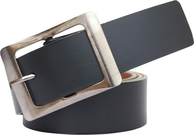 

REALVARIETYSALE Men Formal Black Artificial Leather Belt