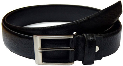 

Navaksha Men Formal Black Genuine Leather Belt