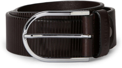 

Van Heusen Men Brown Genuine Leather Belt