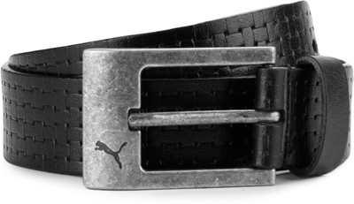 

Puma Men Black Genuine Leather, Metal Belt