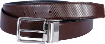 

Kritika's World Men Casual Brown Genuine Leather Reversible Belt