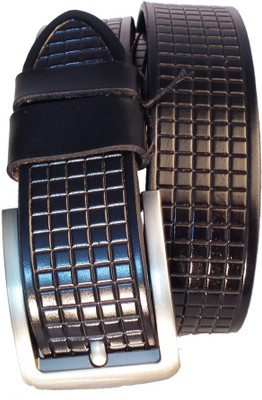 

Lion Heart Men Casual Black Genuine Leather Belt