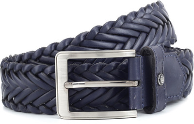Louis Philippe Men Blue Metal Belt, Navy