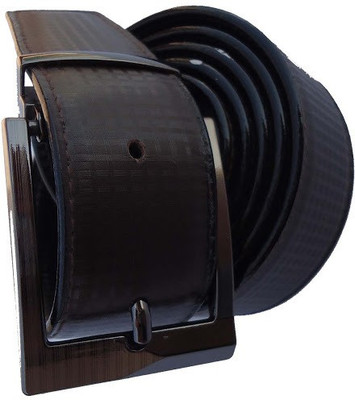 

AmahapGlamourDaze Men Formal Brown Artificial Leather Belt