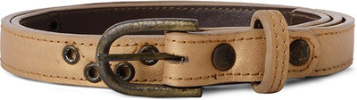 

Baggit Women Casual Gold Synthetic Belt