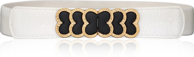 

Calvino Girls Casual, Evening/Party White Artificial Leather Belt