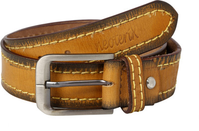 

Neoterix Men Tan Genuine Leather Belt