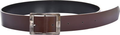 

DM Men Casual, Party, Formal, Evening Brown Artificial Leather Reversible Belt