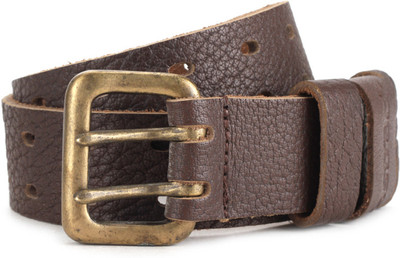 

Fastrack Men Casual Brown Metal, Genuine Leather Belt