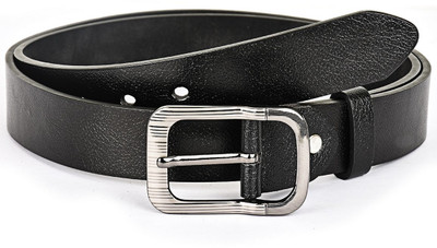 

Buckle Up Men Formal Black Genuine Leather Belt