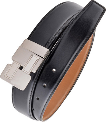 Rhino Men Black Artificial Leather Belt