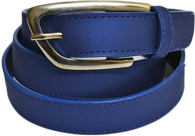 Shopping Store Girls Blue Genuine Leather Belt