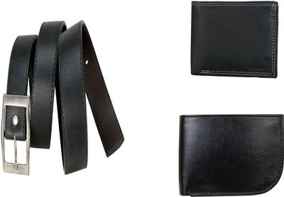 

Howdy Men Formal Black Artificial Leather Belt