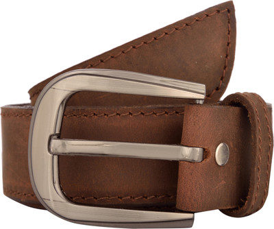 

Exotique Men Casual Brown Genuine Leather Belt