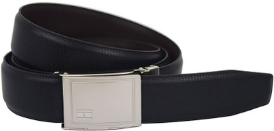 

OODI Men Black Genuine Leather Belt