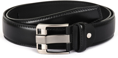 

Buckle Up Men Formal Black Artificial Leather Belt