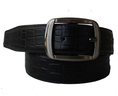 

Klaska Men Casual Black Genuine Leather Belt