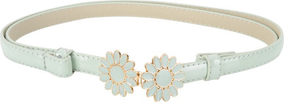 

Sri Girls Casual, Party Green Synthetic Belt, Green (sea green)