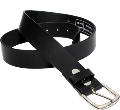 

SAW LEATHER GOODS Men Black Genuine Leather Belt