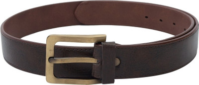 

Skyways Men Casual, Semi-formal Brown Artificial Leather Belt, Brown-01