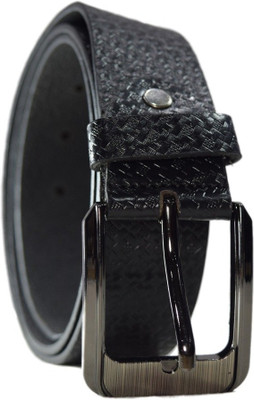 

TannedHides Men Formal Black Genuine Leather Belt