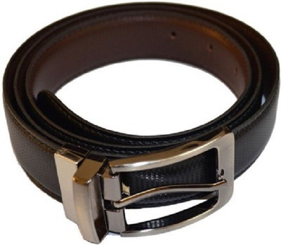 

Nagar Enterprises Men Casual Black Artificial Leather Belt, Black-41