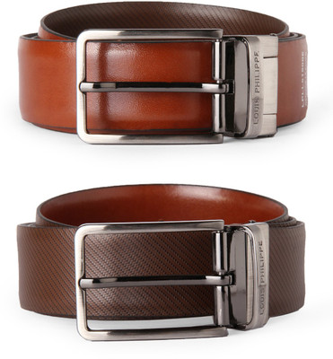

Louis Philippe Men Brown Genuine Leather Belt