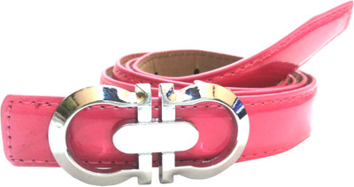 

Mode Girls Casual, Formal Pink Genuine Leather Belt