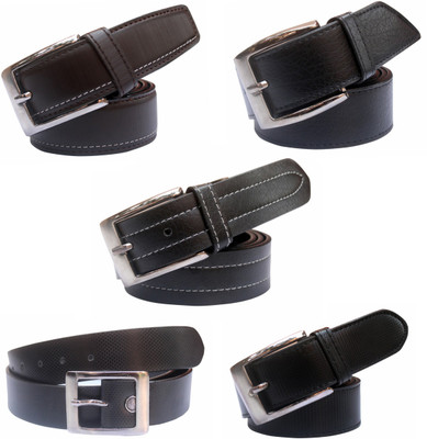 

Winsome Deal Men Formal Multicolor Artificial Leather Belt