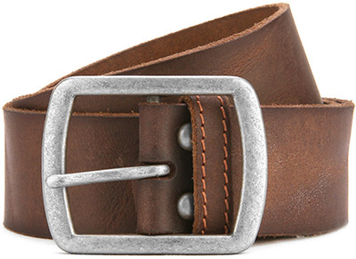 

Superdry Men Brown Genuine Leather Belt, Dark brown