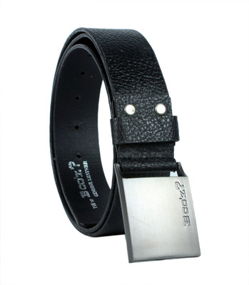 

Bcoz Men Casual Black Genuine Leather Belt