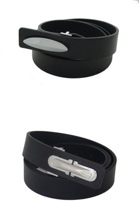 

SFA Men Formal Black Artificial Leather Belt, Black746810