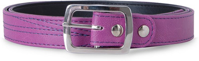 

Baggit Women Casual Purple Synthetic Belt, Lavender