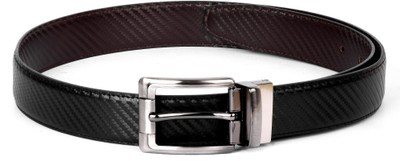 

Buckle Up Men Black Artificial Leather Belt
